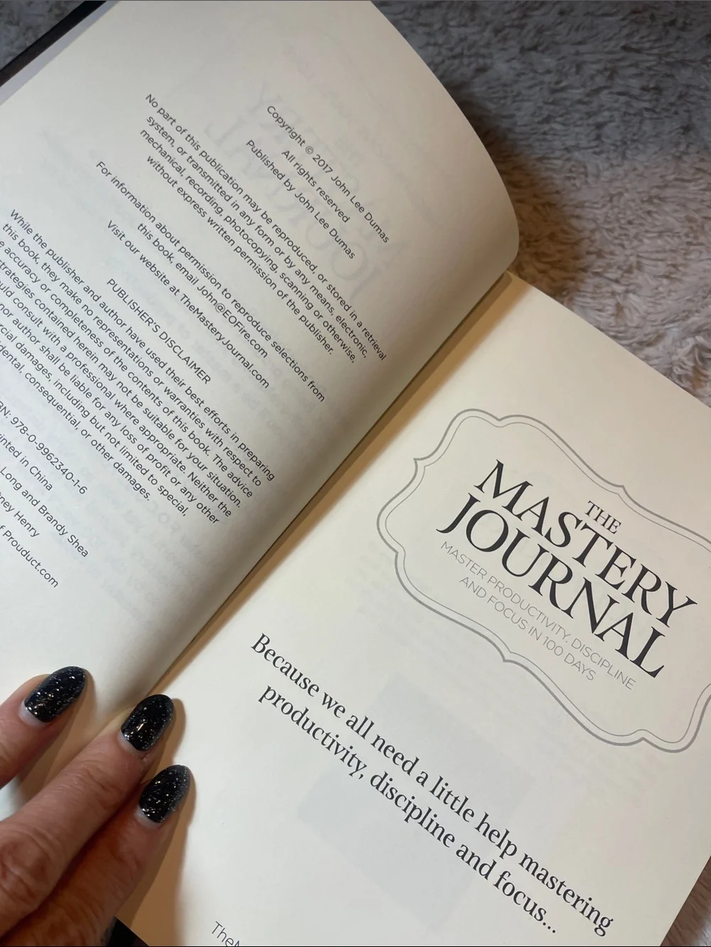 The Mastery Journal - Black